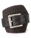 Keep it all together with this braided belt from John Varvatos Star USA, distressed for authentic, rugged appeal.