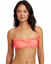 Shoshanna Women's Solid Ruffle Bandeau