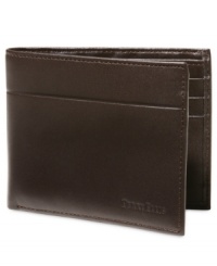 Slim down your accessory style with this sleek wallet from Perry Ellis. Slim down your accessory style with this sleek wallet from Perry Ellis.