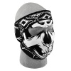 ZANheadgear Neoprene Lethal Threat Gangster Skull Face Mask