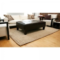 4' x 6' Kilimanjaro Jute Area Rug (Beige) (0.5H x 72L x 48W) 4' x 6' Kilimanjaro Jute Area Rug (Beige) (0.5H x 72L x 48W)