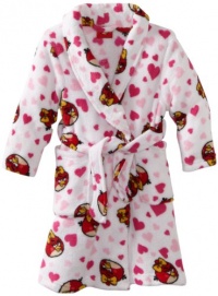AME Sleepwear Girl's 7-16 I Love Angry Birds Robe, Multi, 6 AME Sleepwear Girl's 7-16 I Love Angry Birds Robe, Multi, 6