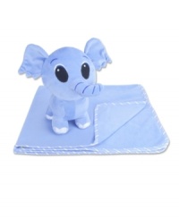 Welcome baby with this adorable Blanket and Buddy Gift Set by Trend Lab. A snuggly blanket and fluffy buddy are paired together in this wonderful bundle of joy. Welcome baby with this adorable Blanket and Buddy Gift Set by Trend Lab. A snuggly blanket and fluffy buddy are paired together in this wonderful bundle of joy.