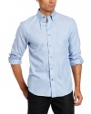 Nautica Men's Long-Sleeve Herringbone Woven Shirt