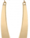 Kenneth Cole New York Shiny Gold Geometric Stick Linear Earrings