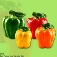 4pc canister set bell pepper color fiesta 4pc canister set bell pepper color fiesta