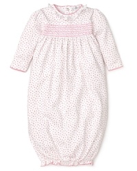 With pretty details that make the fit even more comfortable, this floral gown keeps her snuggled and warm day or night. With pretty details that make the fit even more comfortable, this floral gown keeps her snuggled and warm day or night.
