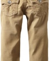 True Religion Boys 2-7 'Jack' Slim Big T Pant, Straw, 2