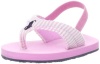 Ralph Lauren Layette Tero Sandal,Pink/White Stripe,2 M US Infant