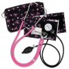 Prestige Medical A2-prb Sprague / Sphygmomanometer Kit with Carrying Case Pink Ribbon Black