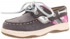Sperry Top-Sider Bluefish Boat Shoe (Toddler/Little Kid/Big Kid),Grey/Pink Plaid,8 W US Toddler