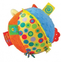 Kids Preferred Label Loveys Chime Ball, Cute as a Button Kids Preferred Label Loveys Chime Ball, Cute as a Button