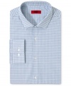 Bring your 9-to-5 look full circle with this slim-fit checkered dress shirt from Hugo Boss.