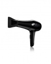 Easy-to-use, Tourmaline-infused hair dryer that reduces drying time and fights frizz for healthy hair that shines. Patented technology dries hair up to 40% faster than conventional dryers and infuses the hair with fine powder from the highest-quality Tourmaline gems.