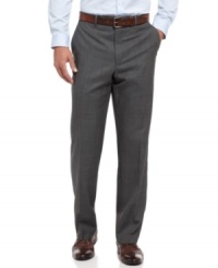 Make your power move with these gray sharkskin pants from Lauren by Ralph Lauren. Make your power move with these gray sharkskin pants from Lauren by Ralph Lauren.