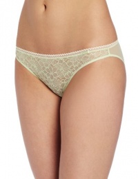 Calvin Klein Women's Lace Instinct Bikini, Cucumber, Medium Calvin Klein Women's Lace Instinct Bikini, Cucumber, Medium