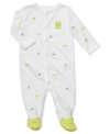 Cute and cozy footed sleeper by Carter's.