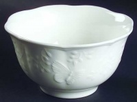 Lenox White Butterfly Meadow Cloud Rice Bowls, Set of 4 for Soup / Cereal Lenox White Butterfly Meadow Cloud Rice Bowls, Set of 4 for Soup / Cereal
