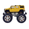 1:26 Scale Hummer with Monster Truck Wheels, Yellow Size 0