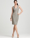 Escada Dress - Erenay Pique Ruched Front