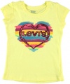 Levi's Neon Love T-Shirt (Sizes 4 - 6X) - yellow, 6x