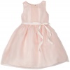 Us Angels Girls 2-6x Toddlers Organza Dress With Pleated Bodice, Blushpink, 3T