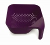 Joseph Joseph Medium Square Colander, Eggplant