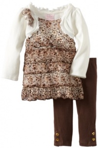Nannette Baby-girls Infant Leopard Legging Set, Cream, 24 Months Nannette Baby-girls Infant Leopard Legging Set, Cream, 24 Months
