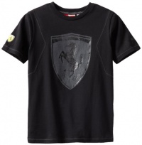Puma - Kids Boys 8-20 Ferrari Logo Tee, Black, Small Puma - Kids Boys 8-20 Ferrari Logo Tee, Black, Small