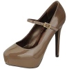 Breckelle'S Vanesa-21 Taupe Patent Leather Mary Jane Pumps, Size: 8.5 (M) US [Apparel]