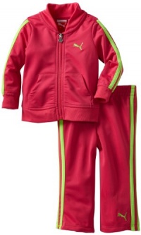 Puma - Kids Baby-girls Infant Tricot Track Jacket And Pant Set, Beet Purple, 12 Months Puma - Kids Baby-girls Infant Tricot Track Jacket And Pant Set, Beet Purple, 12 Months
