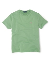 Ralph Lauren Childrenswear fashions a classic tee in solid cotton jersey for a fun, comfortable look. Ralph Lauren Childrenswear fashions a classic tee in solid cotton jersey for a fun, comfortable look.