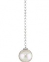 Majorica 10/12mm Round Pearl On Slide Pendant Necklace, 20