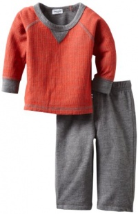 Splendid Littles Baby-Boys Newborn Double Faced Thermal Crew Set, Fireside, 6-12 Splendid Littles Baby-Boys Newborn Double Faced Thermal Crew Set, Fireside, 6-12