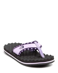 Comfy and resilient, the Base Camp thong features an egg-crate-inspired footbed and padded, durable straps. Comfy and resilient, the Base Camp thong features an egg-crate-inspired footbed and padded, durable straps.