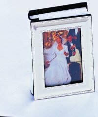 5X7 SILVER REED AND RIBBON ALBUM - Photo Album 5X7 SILVER REED AND RIBBON ALBUM - Photo Album
