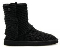 UGG® Australia Classic Cardy Black 2 Kids Boots UGG® Australia Classic Cardy Black 2 Kids Boots