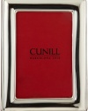 Cunill Silver Palacio Plain Frame In .925 Sterling Silver, with Wood-Look Back and Easel For 4-Inch by 6-Inch Photograph