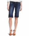 Lucky Brand Women's Abbey Frayed Cuffed 7W11611 Bermuda