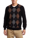 Van Huesen Men's 9GG Classic Argyle V-Neck Sweater