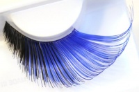 Zinkcolor Cobalt Blue False Synthetic Eyelashes E347 Dance Halloween Costume Zinkcolor Cobalt Blue False Synthetic Eyelashes E347 Dance Halloween Costume