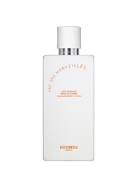 Scented with Eau des Merveilles woody, amber fragrance, this nourishing lotion absorbs quickly, leaving skin smooth, richly perfumed and subtly iridescent.