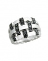Effy Jewlery Balissima Black Diamond Ring, .32 TCW Ring size 7