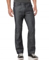 Get that dark and brooding look you like with these five-pocket jeans from Sean John.