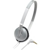 Audio Technica ATH-ES3W Portable Headphones with 28mm Neodymium Drivers, Silver Metallic
