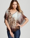 Karen Kane Angel Sleeve Top