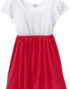 Splendid Littles Girls 2-6X Colorblock Dress, Punch, 2T