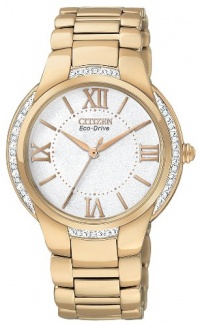 Citizen Women's EM0093-59A Ciena Eco-Drive Rose Gold Tone Watch Citizen Women's EM0093-59A Ciena Eco-Drive Rose Gold Tone Watch