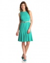 Anne Klein Women's Belted Flare Dress