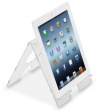 TrippNT 50991 Crystal Clear Acrylic Universal iPad Stand, 7 Width x 8 Height x 8 Depth